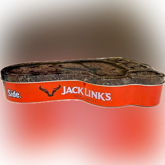 2016 JACK LINKS EMPTY LEFT BIG FOOT COLLECTIBLE STORAGE TIN SASQUATCH GIFT 11.5” - Picture 4 of 9
